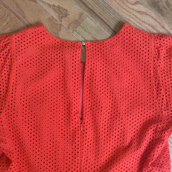 Orange Eyelet JCrew Dress - Picture 7 of 8
